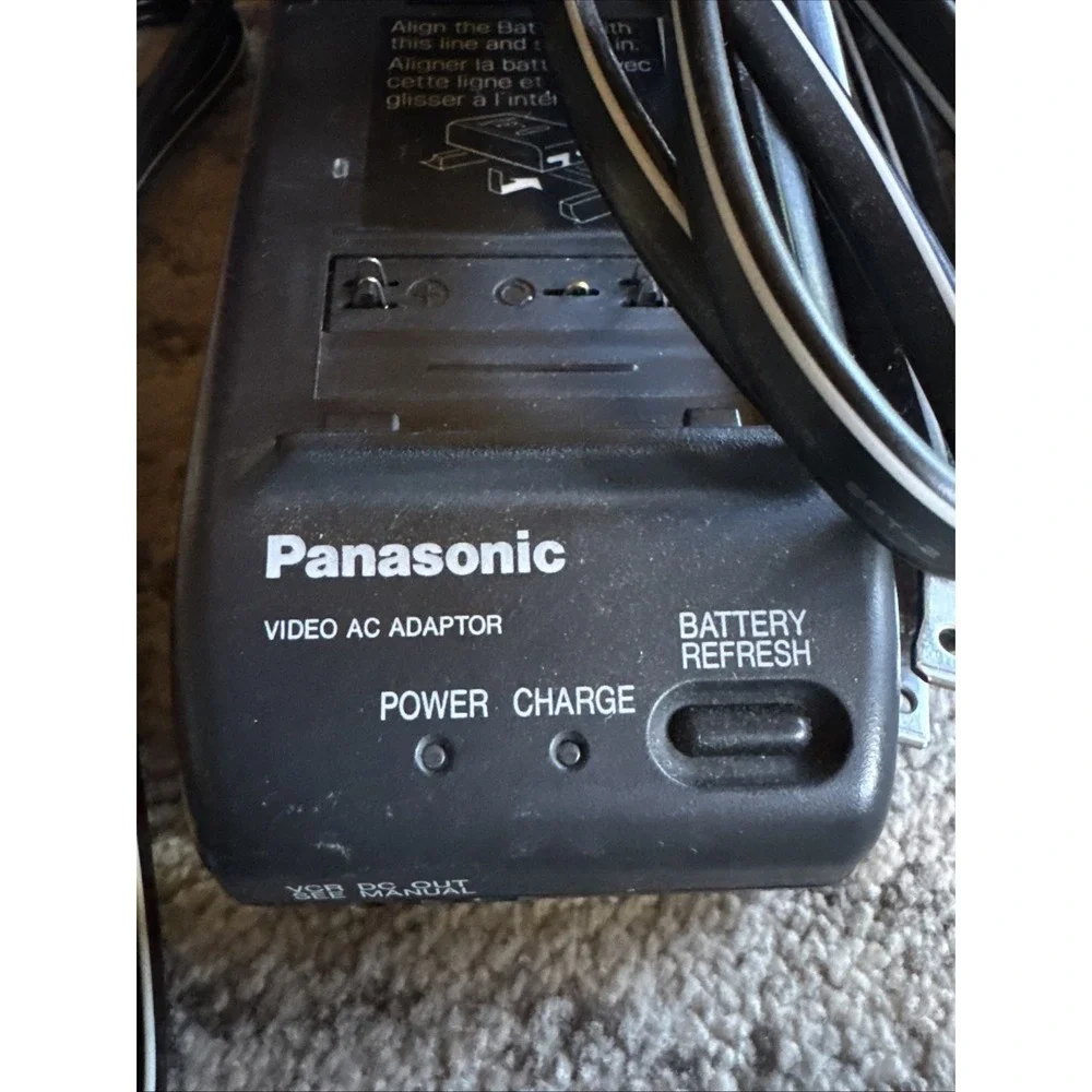 Panasonic PV-D209D PalmCorder VHS-C Camcorder Video Recorder Camera Tested Works